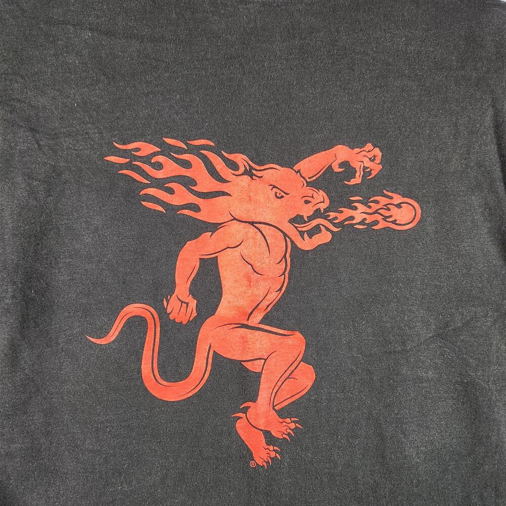 Fireball Whisky Shirt Mens Large Black WTF Wheres The Fireball Graphic Tee Promo